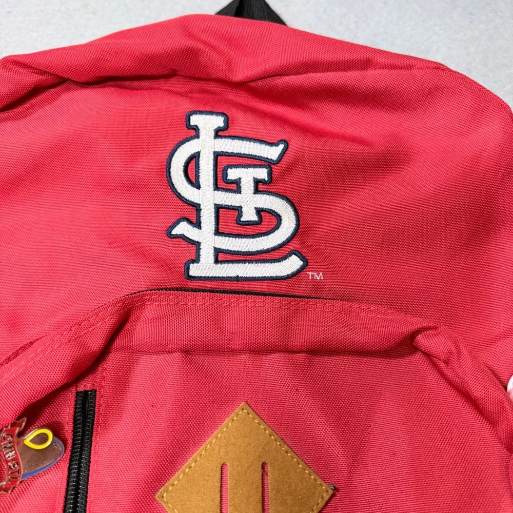 St. Louis Cardinals The Northwest Backpack – Red‎ MLB Bookbag w/ Anime Buttons